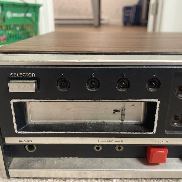 Sound Design 4469 AM FM Stereo Receiver 8 Track Recorder Lights Up Untested - Picture 4 of 10